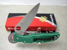 Spyderco Seki Japan Endura 4 VG-10 Green Lockback Knife NIB