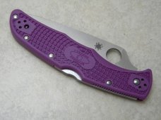 Spyderco Seki Japan Endura 4 VG-10 Purple Lockback Knife NIB