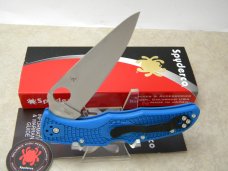 Spyderco Seki Japan Endura 4 VG-10 Blue Lockback Knife NIB