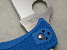 Spyderco Seki Japan Endura 4 VG-10 Blue Lockback Knife NIB