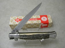 Kissing Crane KC48 Rostfrei Solingen Germany Stag Stiletto Knife NIB