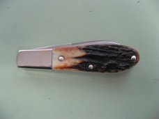 DANIELS FAMILY KNIFE BRANDS-TITUSVILLE CUTLERY-LITTLE RYBUG STAG BARLOW
