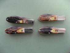 DANIELS FAMILY KNIFE BRANDS-TITUSVILLE CUTLERY-LITTLE RYBUG STAG BARLOW