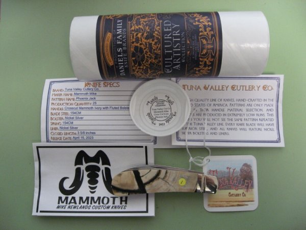 TUNA VALLEY PHOENIX JACK CROSS-CUT MAMMOTH  NO 2 SOLD