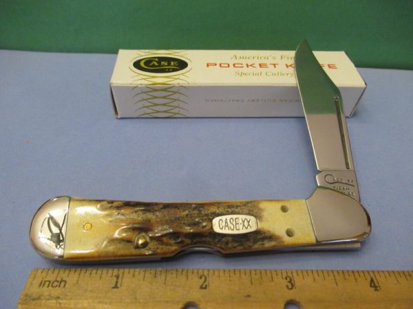 Case XX 1997 Stag Copperlock Pattern # 51549L SS