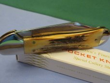 Case XX 1997 Stag Copperlock Pattern # 51549L SS