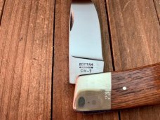 Hen and Rooster Colt .45 Long Slip Joint Rosewood Carbon Steel 1978