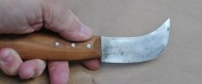 Friedr. Herder Abr. Sohn Skinner 8 1/2" OAL Wood Handle Never Used 1960's No Flex No Sheath