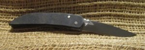 Jay Bigler folding knife, dated “01” (2001)
