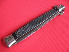 Vintage Unique 13" Italian MOLLETTA Stiletto Checkered Switchblade Knife.