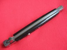 Vintage Unique 13" Italian MOLLETTA Stiletto Checkered Switchblade Knife.