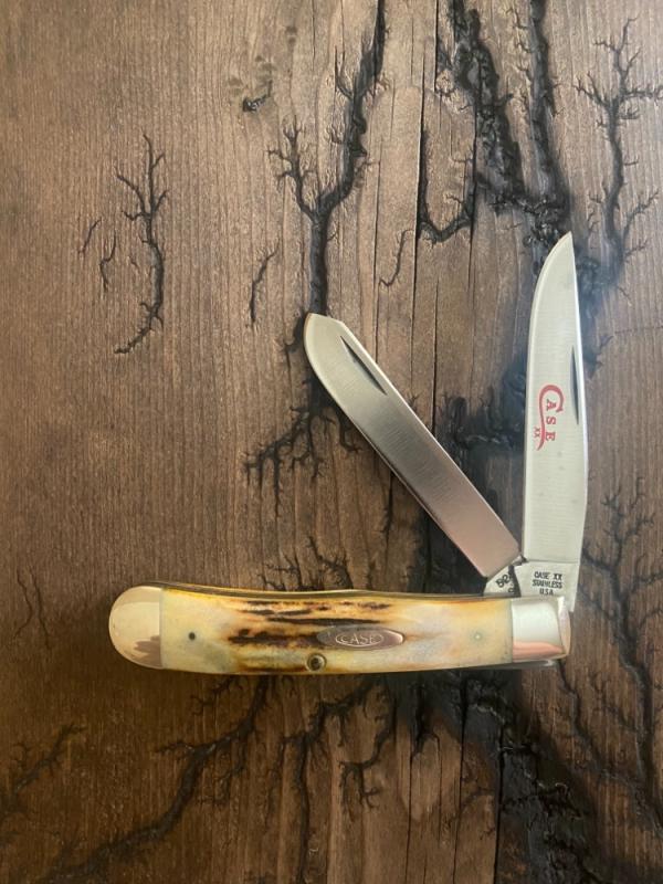 1978 Case xx red letter stag trapper 