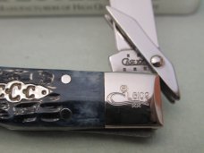 Case XX 2005 CCC Mediterranean Blue Bone Cheetah Club Pattern # 611 1/2 SS