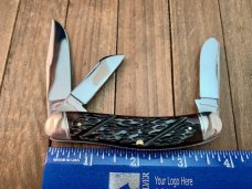 Schatt and Morgan Sowbelly Stockman 18th Anniversary Series Brown Worm Groove Bone 2008