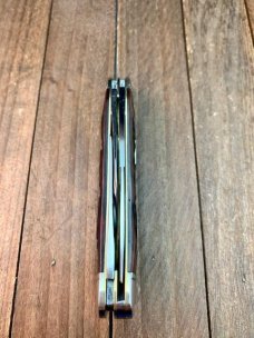 Schatt and Morgan Sowbelly Stockman 18th Anniversary Series Brown Worm Groove Bone 2008
