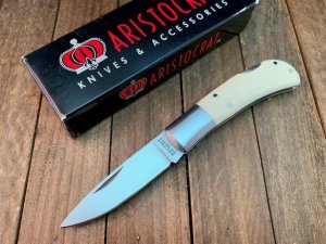 Aristocrat Regent Lockback Ivory Micarta 1990’s