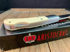 Aristocrat Regent Lockback Ivory Micarta 1990’s