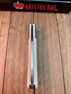 Aristocrat Regent Lockback Ivory Micarta 1990’s
