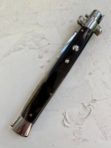 Frank B Italy 33cm / 13" Dagger Blade Dark Horn Swivel Bolster EX Older Style Beltrame