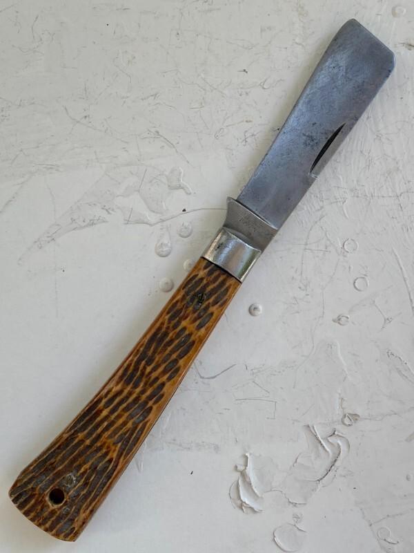 Miller Bros. Cut. Co. Meriden Bone Navy Rope Knife c.1872-1926 Very Nice Example Miller Bros. Cut. Co. Meriden Bone Navy Rope Knife c.1872-1926 Very Nice Example