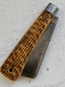 Miller Bros. Cut. Co. Meriden Bone Navy Rope Knife c.1872-1926 Very Nice Example