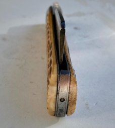 Miller Bros. Cut. Co. Meriden Bone Navy Rope Knife c.1872-1926 Very Nice Example