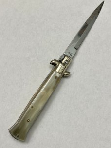 Frank B 23cm / 9" Fantail Limited Edition 2013 Blonde Horn Swivel EX Bayonet w/Etch Beltrame