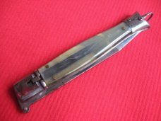 Vintage Large Size Italian Fishtail Leverlock Switchblade Knife.