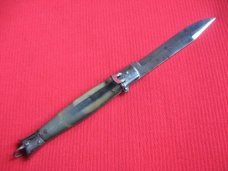 Vintage Large Size Italian Fishtail Leverlock Switchblade Knife.