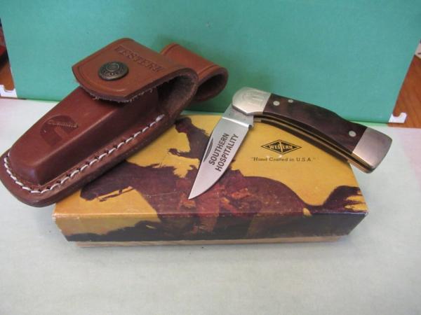  Western  Coleman Lock Back Wood Handles 