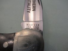  Western  Coleman Lock Back Wood Handles 