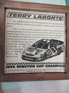 Case XX 1996 Winston Cup Terry Labonte White Corn Cobb Jig Large Coke Pattern Serial # 90