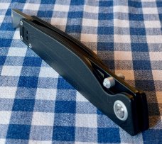 Rosecraft Blade :Barra" tactical folder with G10 scales and AR-RPM9 Drop point blade
