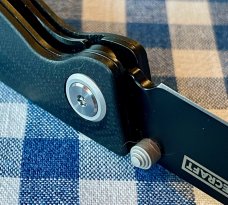 Rosecraft Blade :Barra" tactical folder with G10 scales and AR-RPM9 Drop point blade