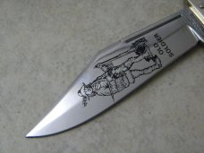 Star Hand-Crafted Japan No. 3340 Old Soldier Swing Guard Lockback Coke Bottle Knife