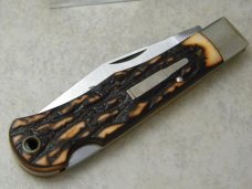 Remington USA 1990 Delrin R1306 Camp Bullet  Lockback Knife (Not the correct box). 