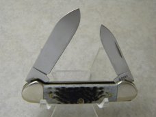 Case XX USA 1972-1997 25th Anniversary NKCA Club Knife Bone 62131 Canoe in Box
