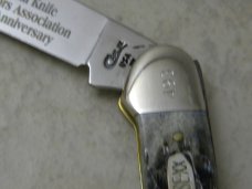 Case XX USA 1972-1997 25th Anniversary NKCA Club Knife Bone 62131 Canoe in Box