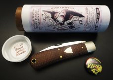 Great Eastern Cutlery #47 Viper Brown Burlap Micarta GEC 470120