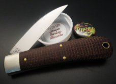 Great Eastern Cutlery #47 Viper Brown Burlap Micarta GEC 470120