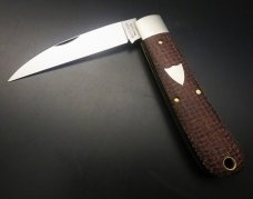 Great Eastern Cutlery #47 Viper Brown Burlap Micarta GEC 470120
