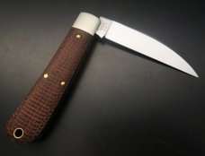 Great Eastern Cutlery #47 Viper Brown Burlap Micarta GEC 470120