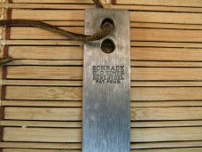 SCHRADE OLD-TIMER HONESTEEL PAT. PEND. U.S.A. MADE VINT. USED & ORIGINAL SCHRADE OLD-TIMER SHEATH 