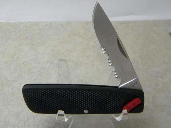 Kershaw KAI 4500 Black Lever Opener Lockback Knife