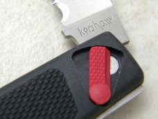 Kershaw KAI 4500 Black Lever Opener Lockback Knife