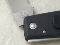 Kershaw KAI 4500 Black Lever Opener Lockback Knife