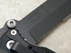 Gerber Applegate Fairbairn Covert Folder Black Lockback Knife 