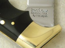  Vintage Kershaw 1050 Oregon USA by Kai Japan Lockback Knife w/Pouch