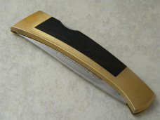 Gerber USA Firearms Umlimited Wood and Brass Lockback Knife NIB
