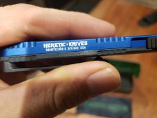 Heretic Manticore S - OTF Auto Knife - Carbon Fiber and Aluminum - NIB!